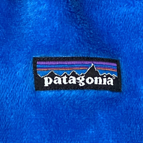 Patagonia Blue Zip Up Fleece Jacket Vest Coat Outwear Womens - Picture 3 of 5